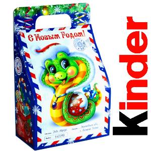 Детский подарок на Новый Год в жестяной упаковке весом 335 грамм по цене 1312 руб в Невеле